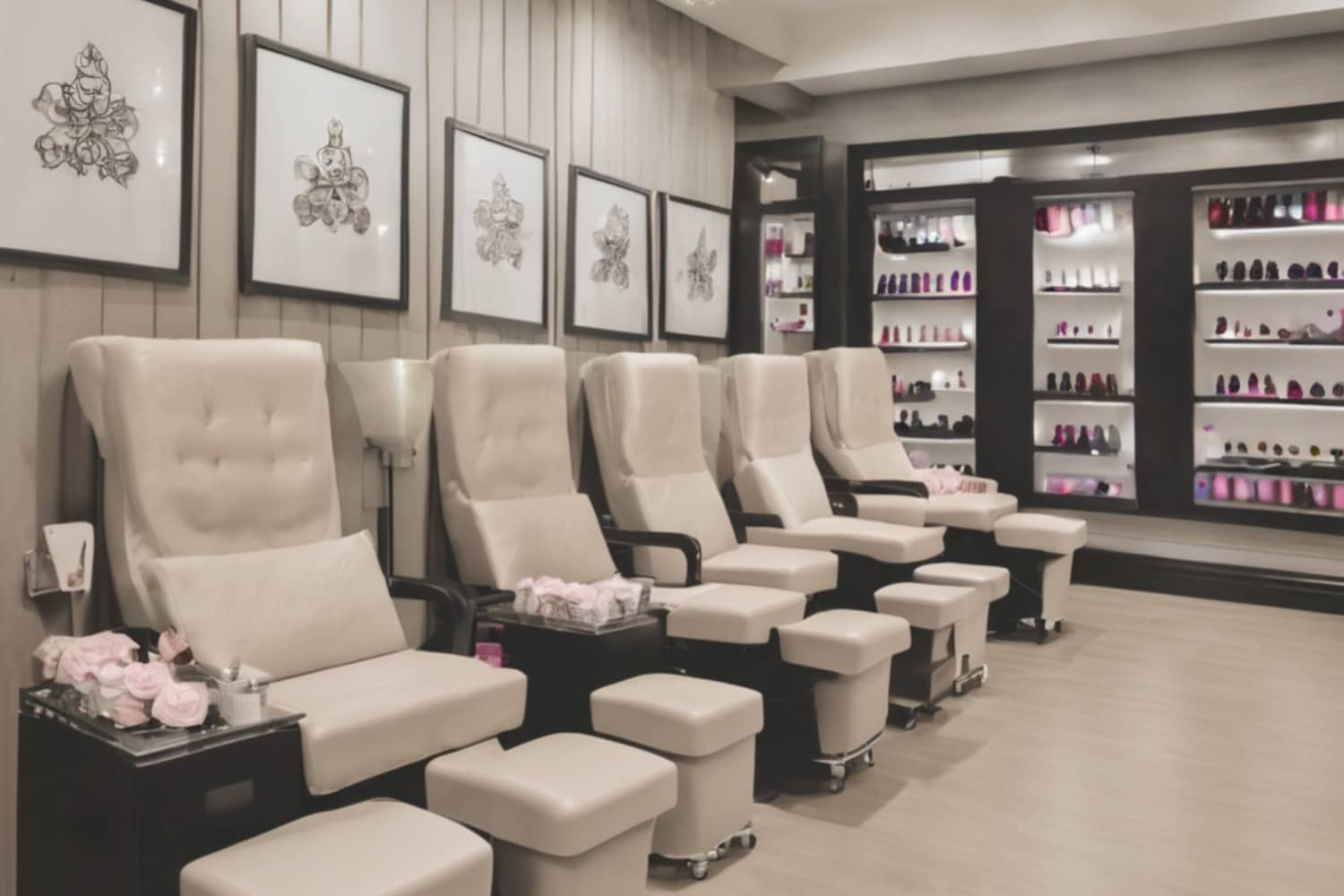 How much does a manicure and pedicure cost in Markham